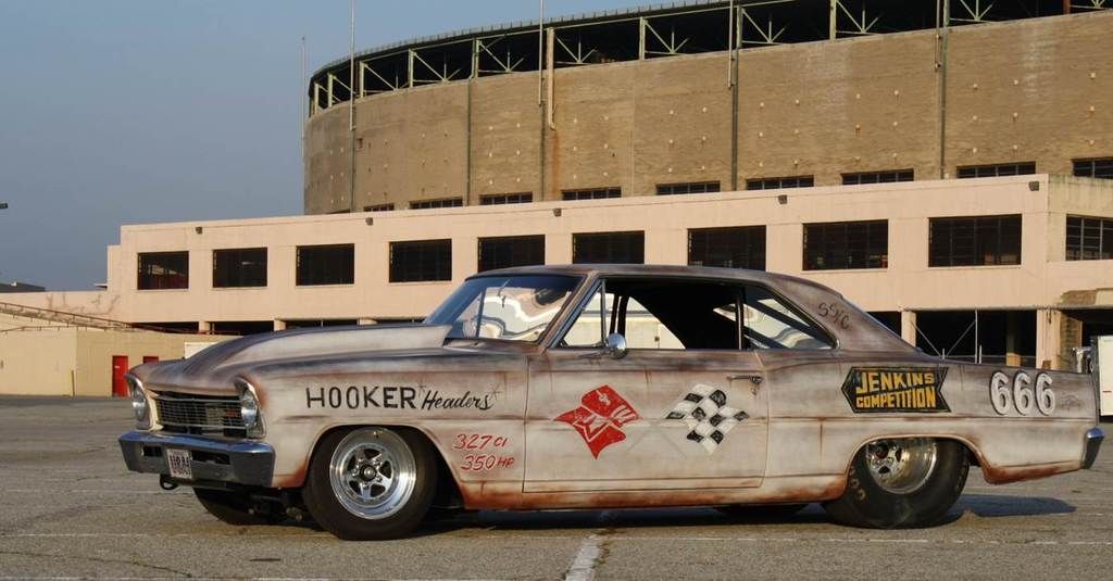 Let's see pics of clear coat over patina type paint jobs! Chevy Nova